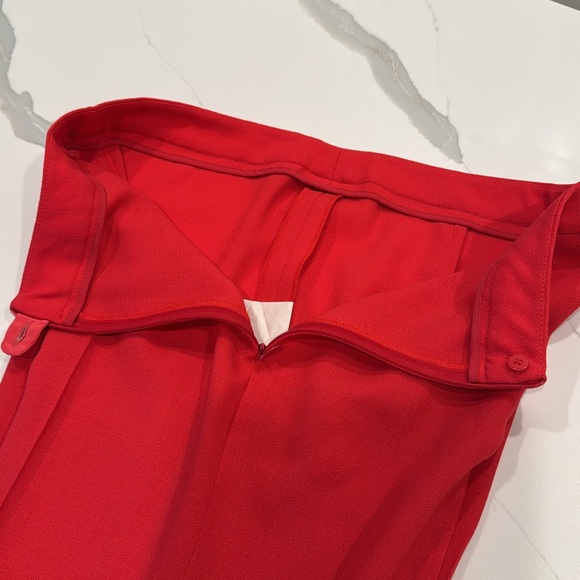 Armani Collezioni Vibrant Red dress pants 8 - Picture 9 of 9
